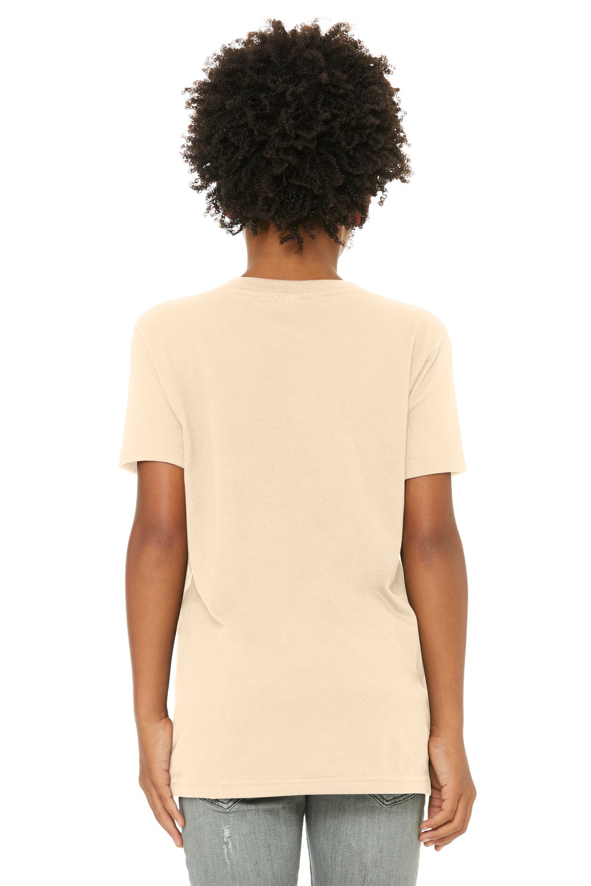 BELLA+CANVAS  Youth Jersey Short Sleeve Tee - Soft Cream