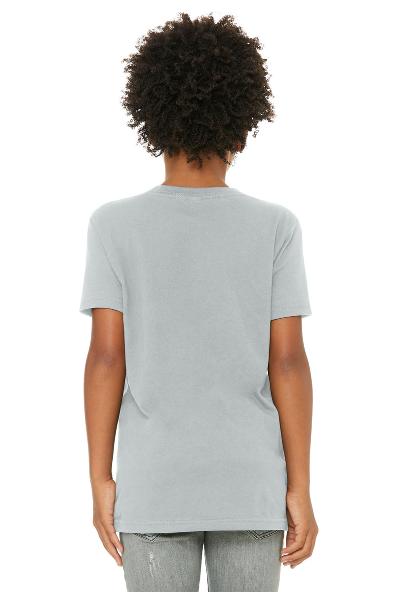 BELLA+CANVAS  Youth Jersey Short Sleeve Tee - Solid Athletic Grey