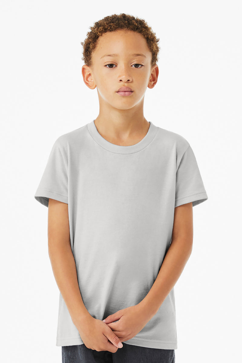 BELLA+CANVAS  Youth Jersey Short Sleeve Tee - Solid Athletic Grey