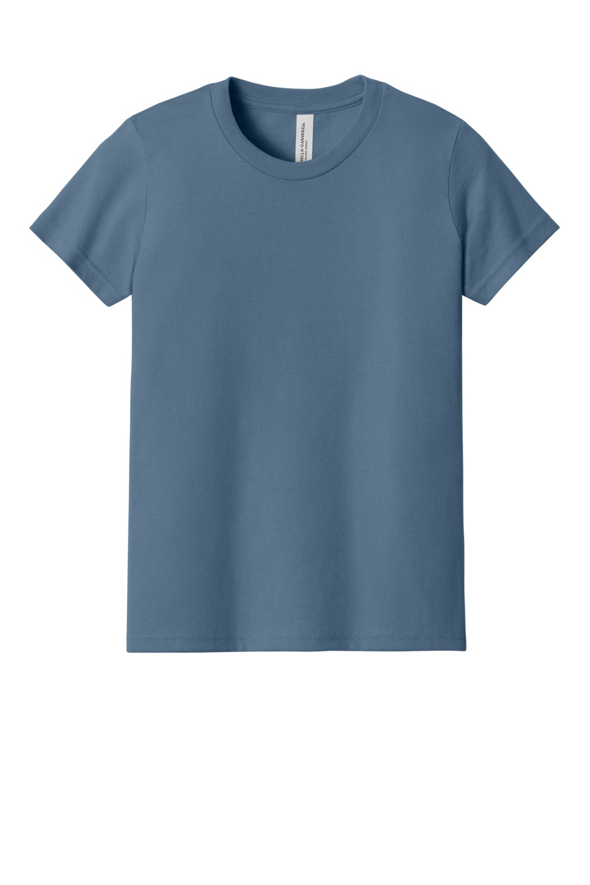 BELLA+CANVAS  Youth Jersey Short Sleeve Tee - Steel Blue