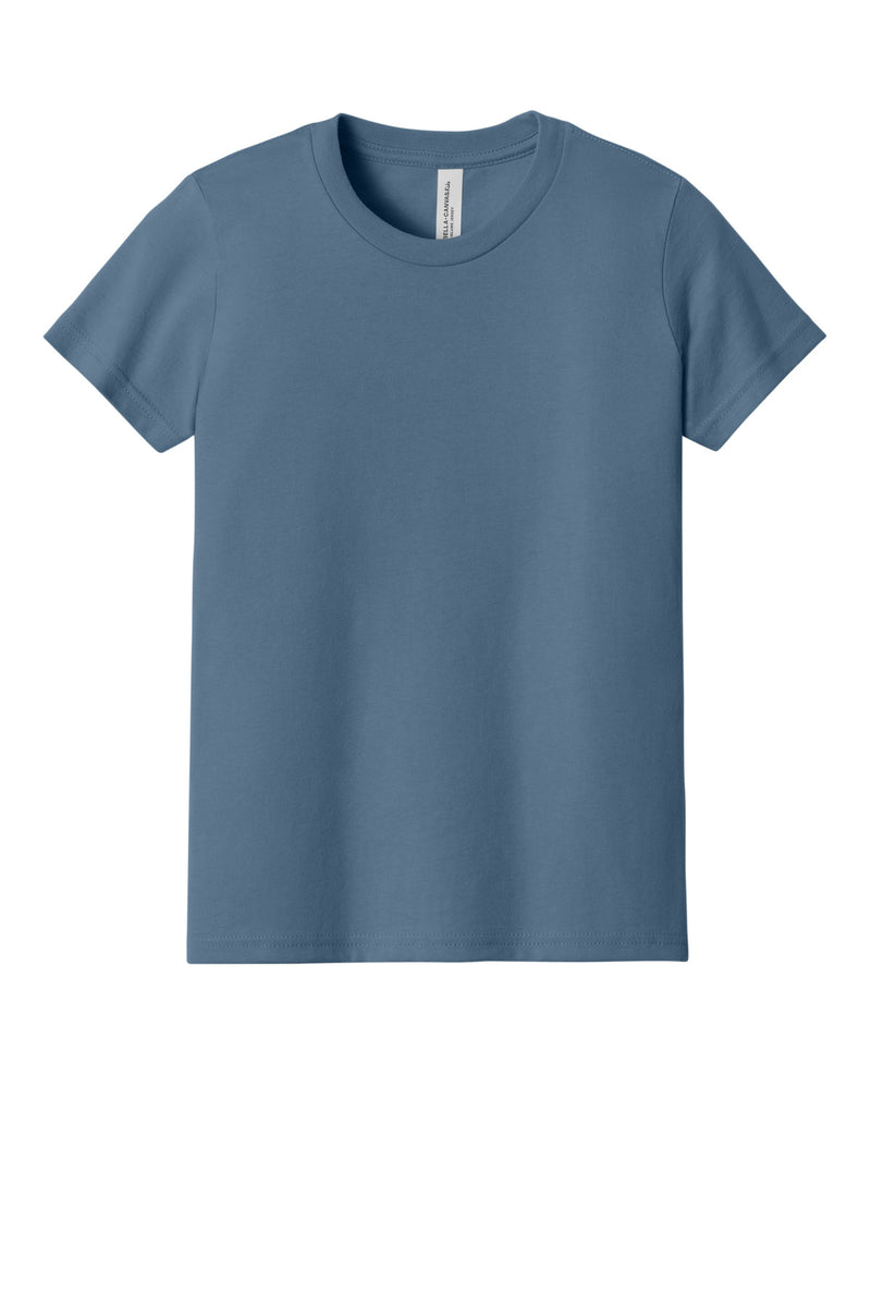 BELLA+CANVAS  Youth Jersey Short Sleeve Tee - Steel Blue