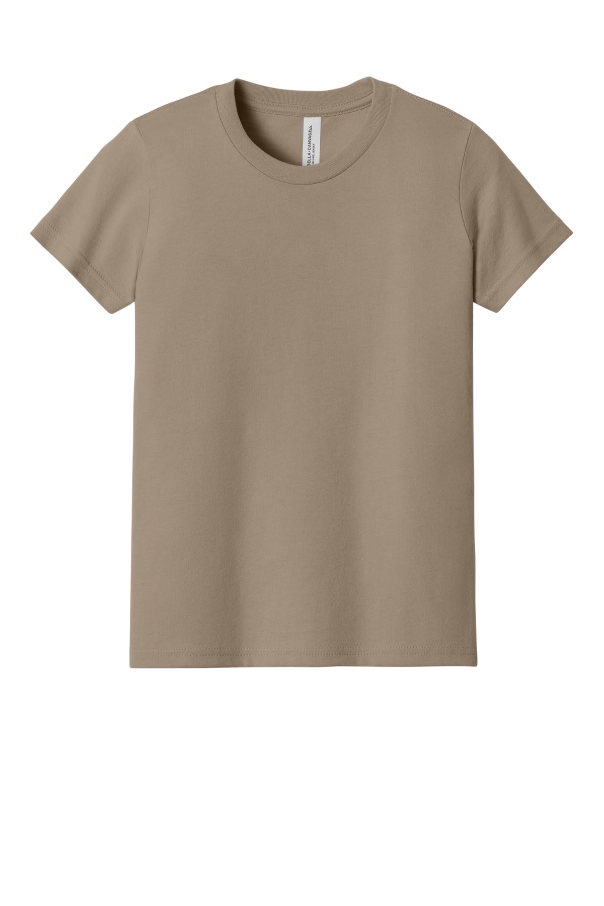 BELLA+CANVAS  Youth Jersey Short Sleeve Tee - Tan