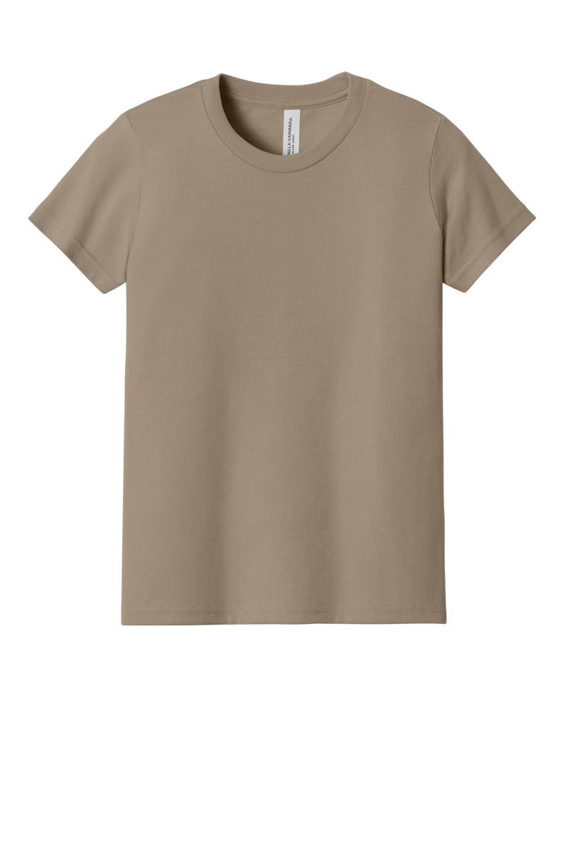 BELLA+CANVAS  Youth Jersey Short Sleeve Tee - Tan