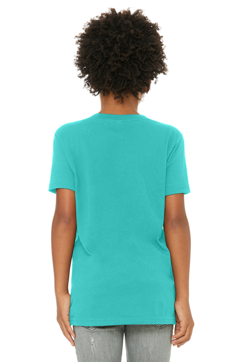 BELLA+CANVAS  Youth Jersey Short Sleeve Tee - Teal