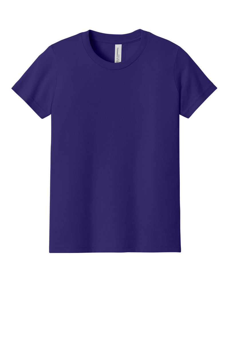 BELLA+CANVAS  Youth Jersey Short Sleeve Tee - Team Purple