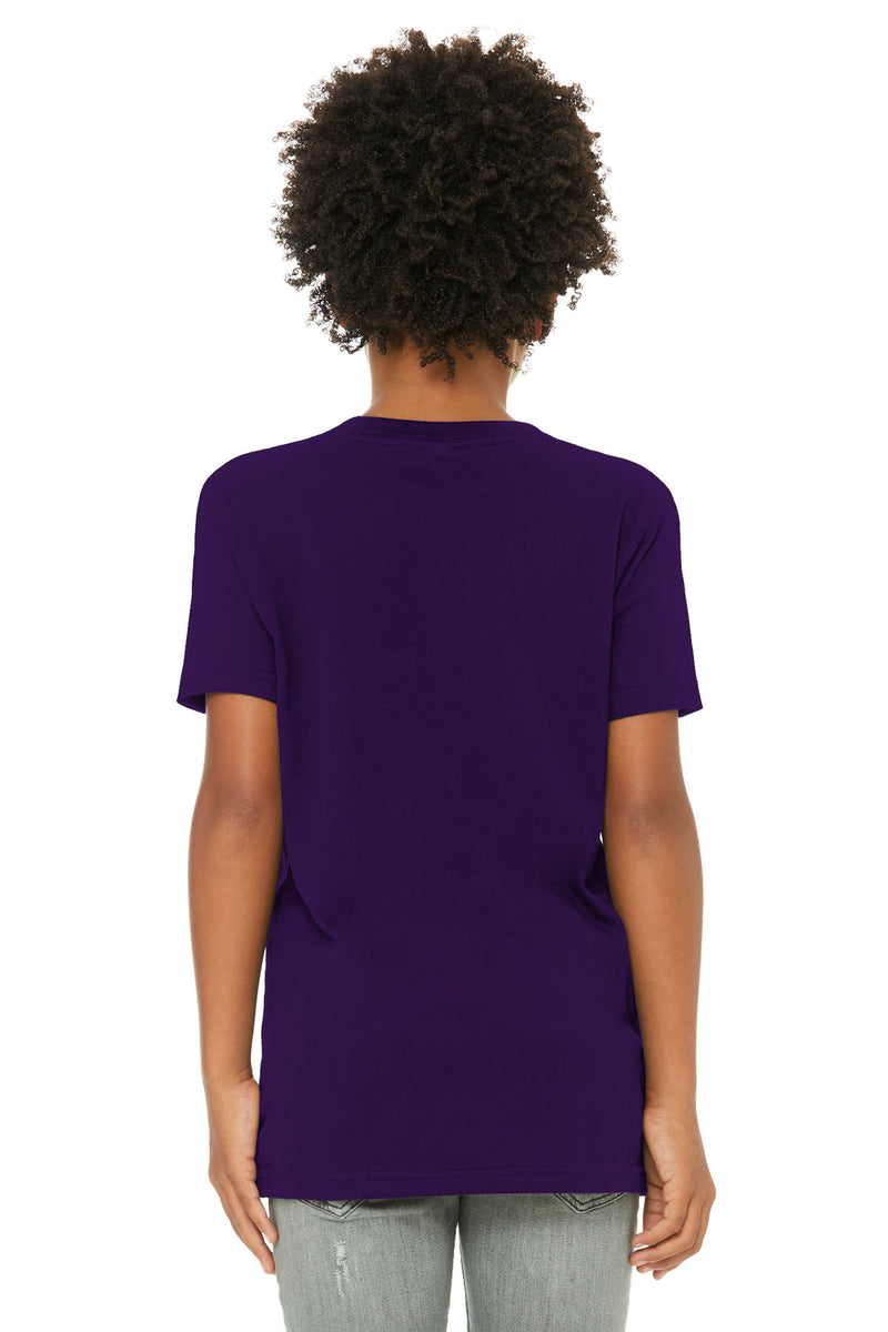 BELLA+CANVAS  Youth Jersey Short Sleeve Tee - Team Purple