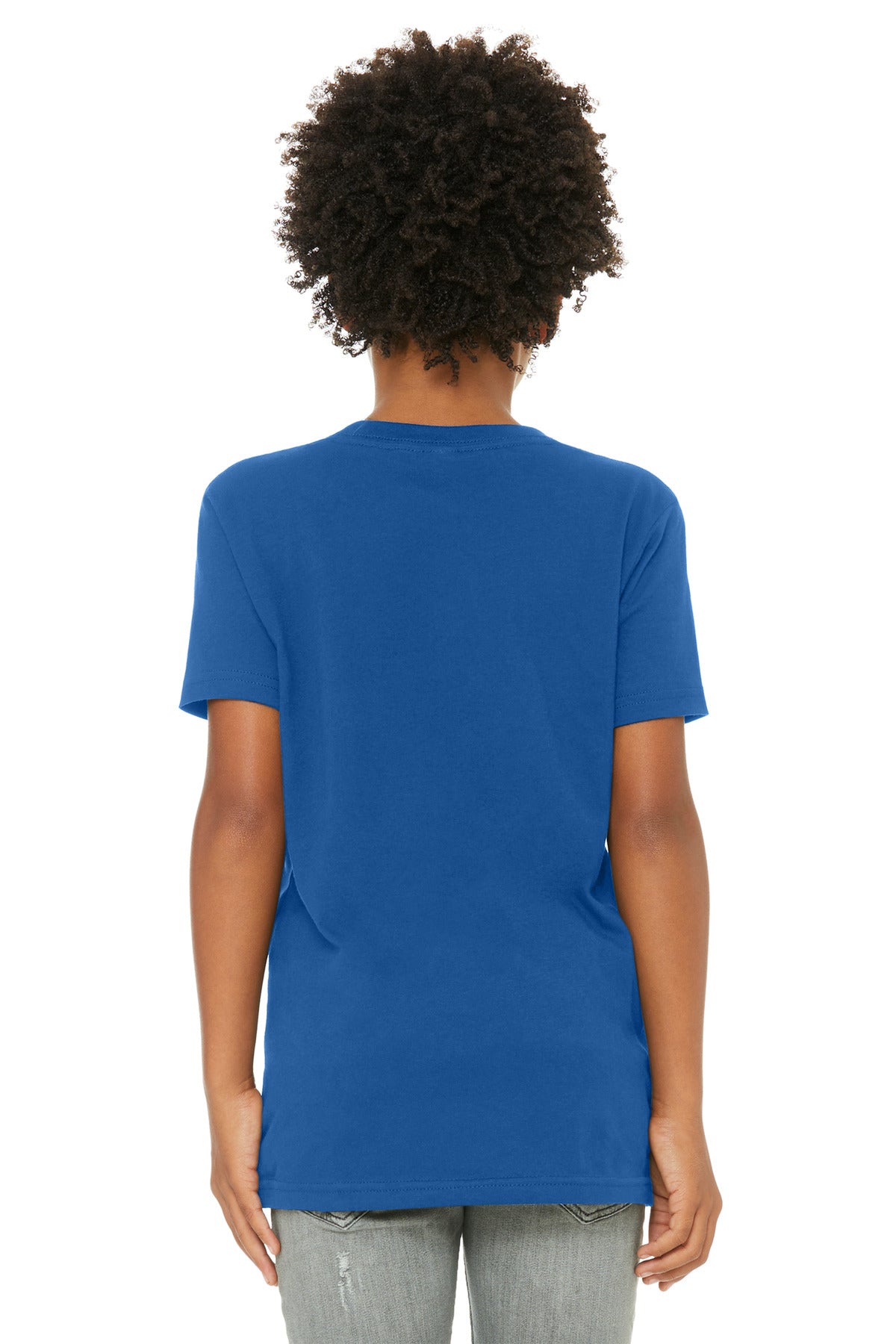 BELLA+CANVAS  Youth Jersey Short Sleeve Tee - True Royal