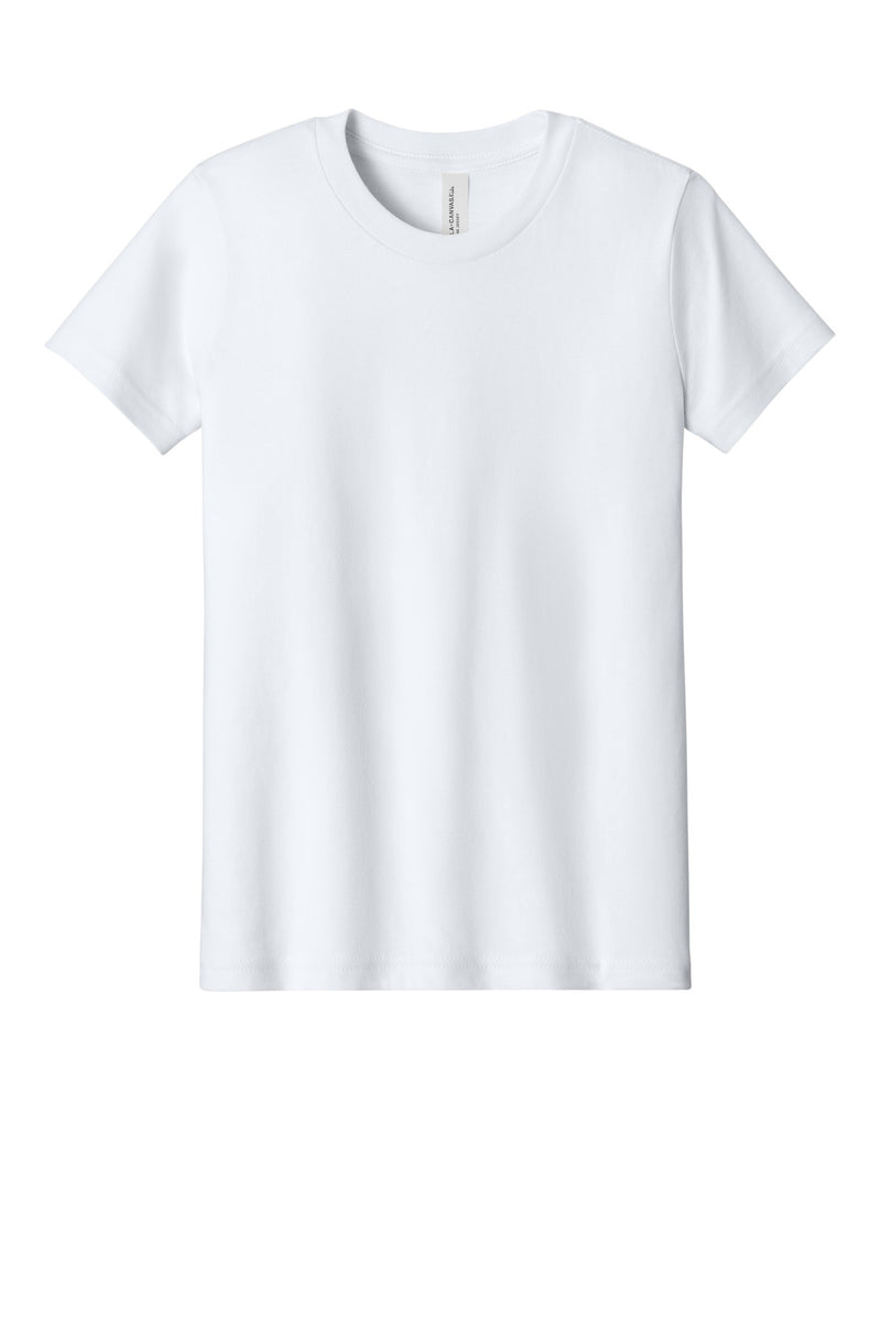 BELLA+CANVAS  Youth Jersey Short Sleeve Tee - White