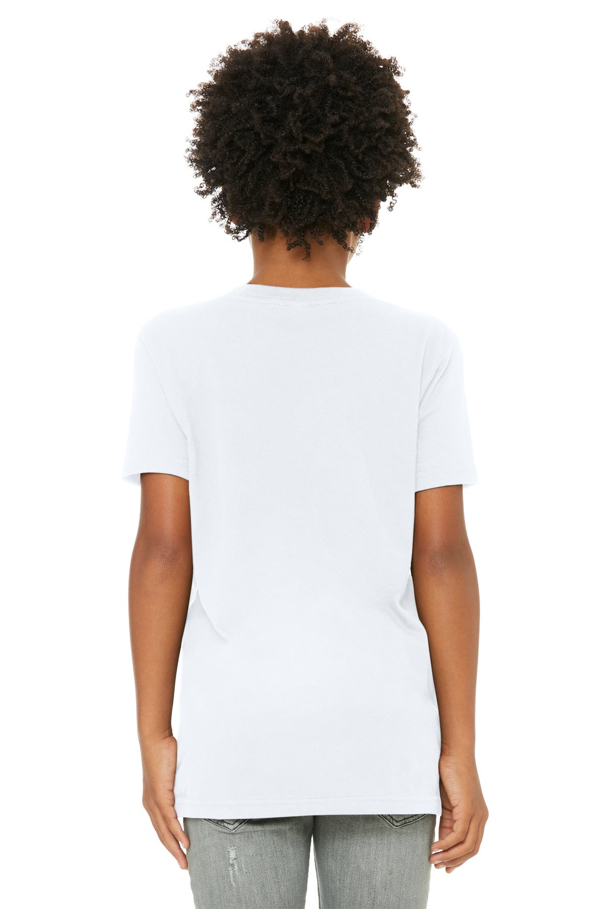 BELLA+CANVAS  Youth Jersey Short Sleeve Tee - White
