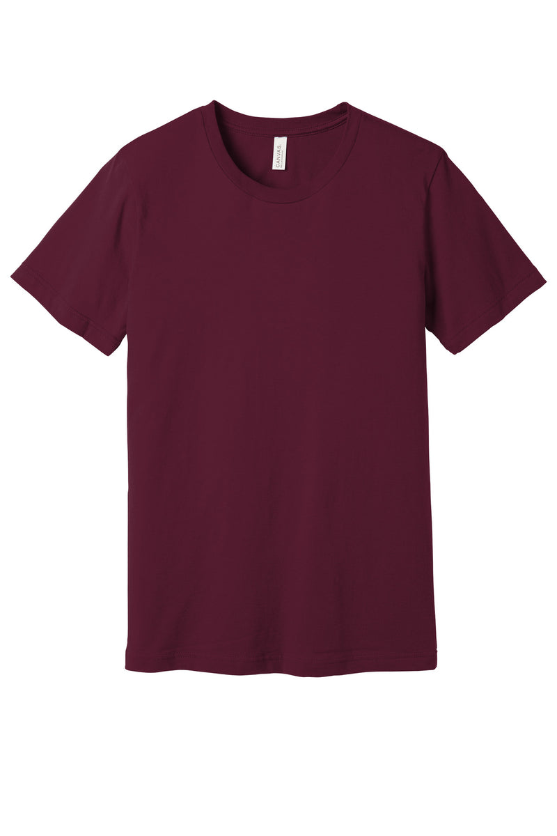 BELLA+CANVAS  Unisex Jersey Short Sleeve Tee - Maroon