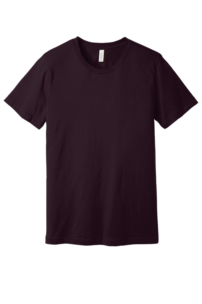 BELLA+CANVAS  Unisex Jersey Short Sleeve Tee - Oxblood Black