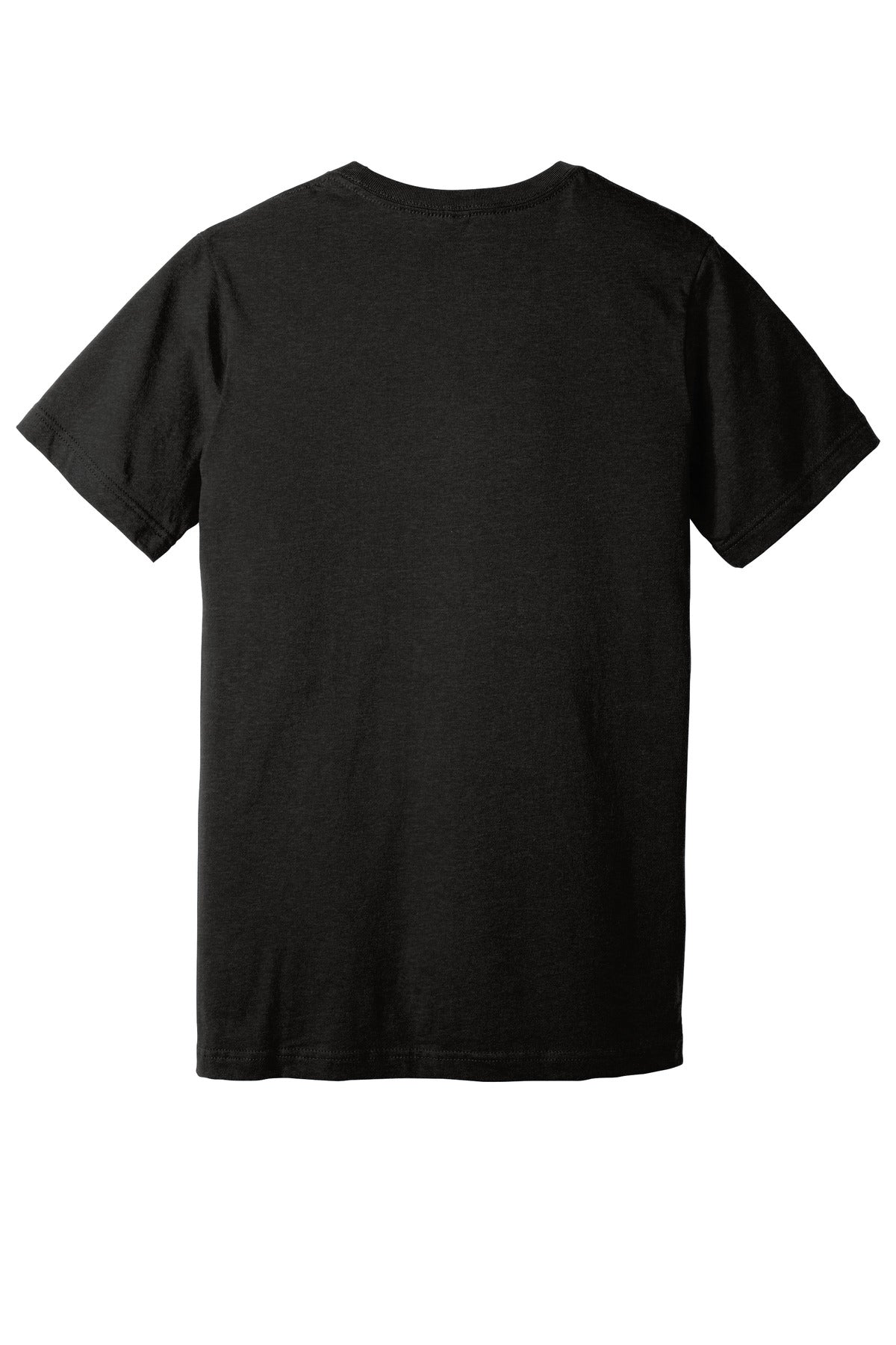 BELLA+CANVAS Unisex Heather CVC V-Neck Tee - Black Heather