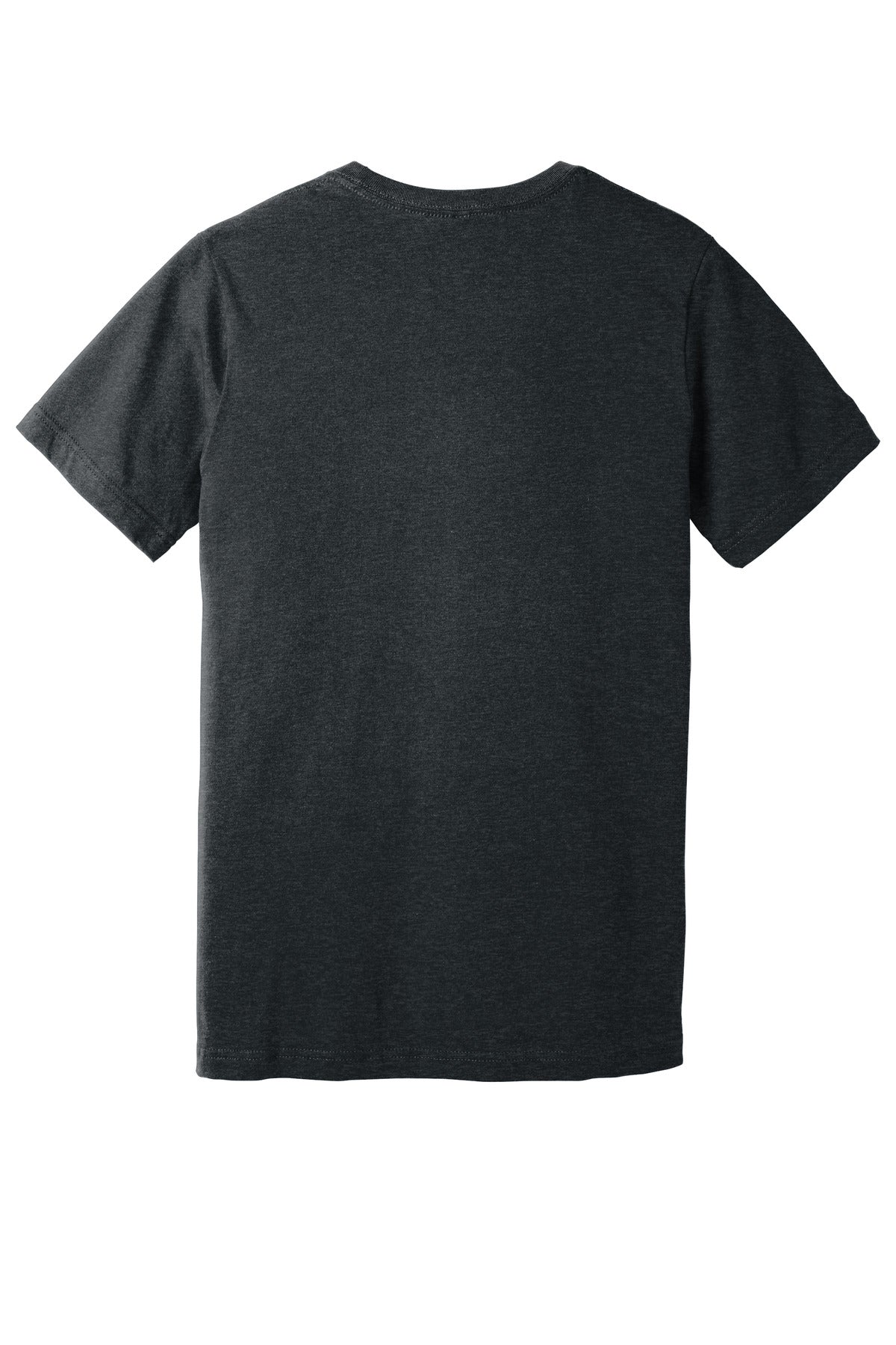 BELLA+CANVAS Unisex Heather CVC V-Neck Tee - Dark Grey Heather