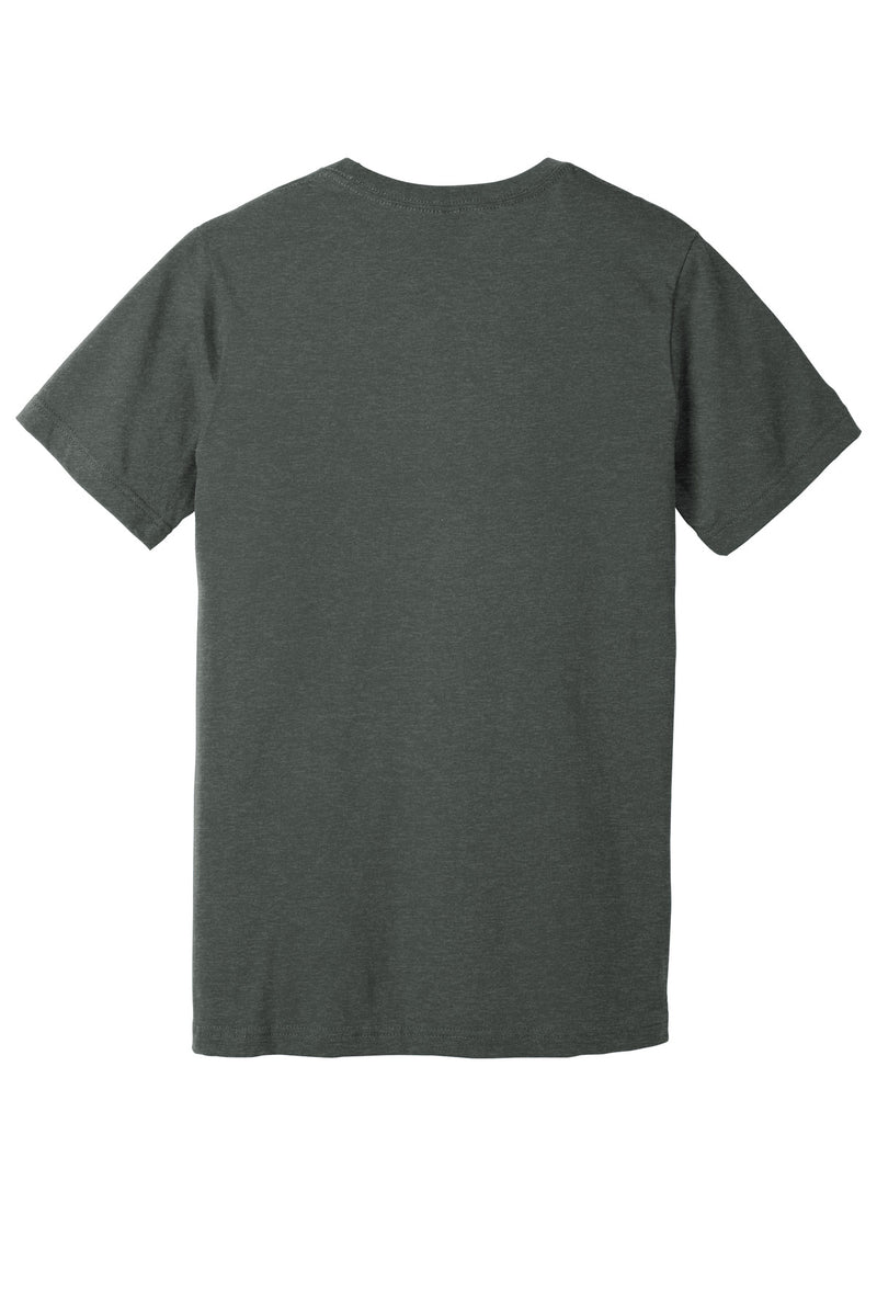 BELLA+CANVAS Unisex Heather CVC V-Neck Tee - Deep Heather