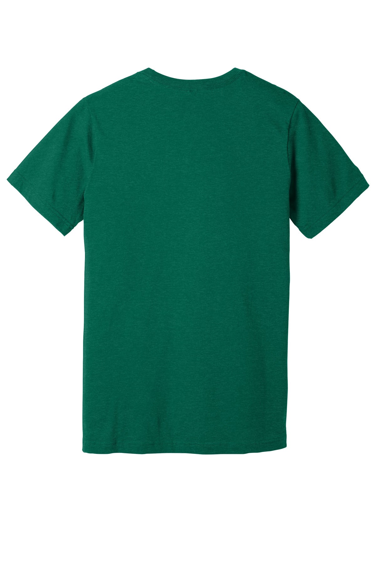 BELLA+CANVAS Unisex Heather CVC V-Neck Tee - Heather Grass Green