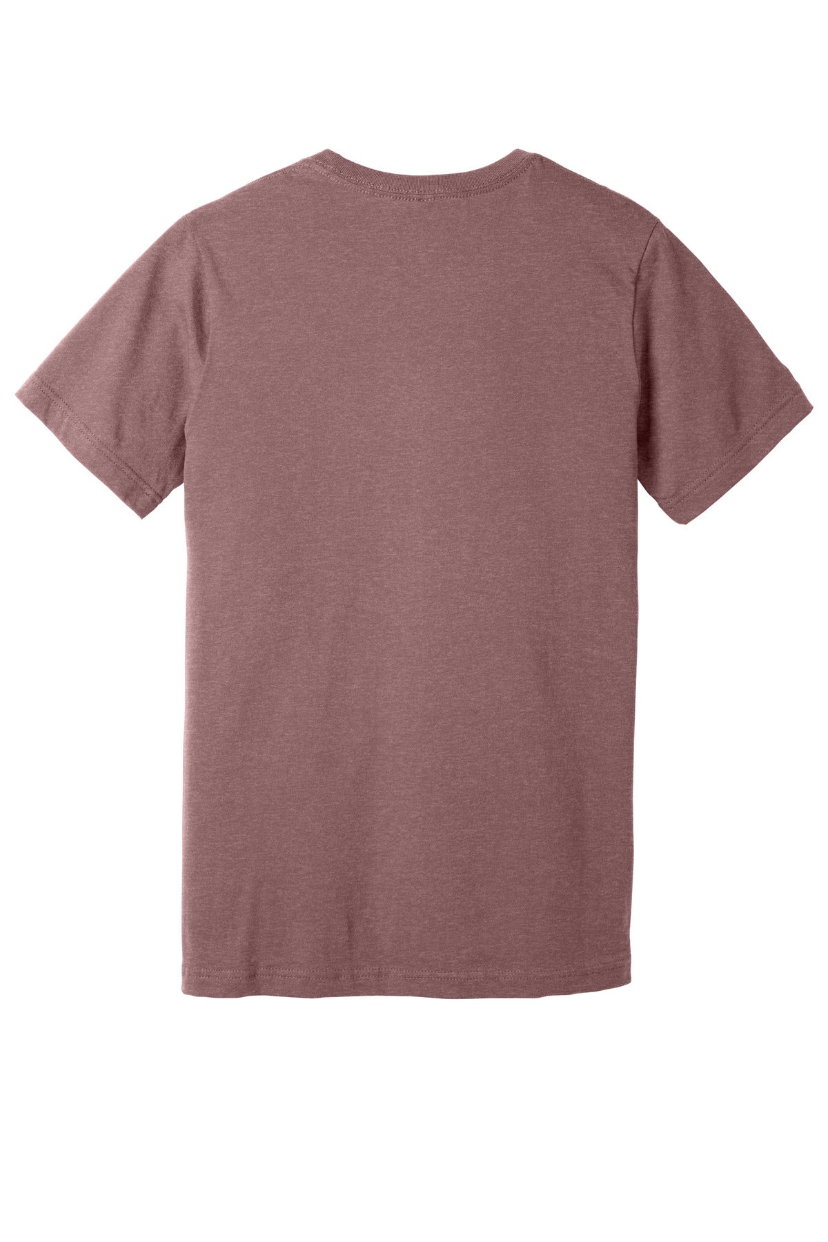 BELLA+CANVAS Unisex Heather CVC V-Neck Tee - Heather Mauve