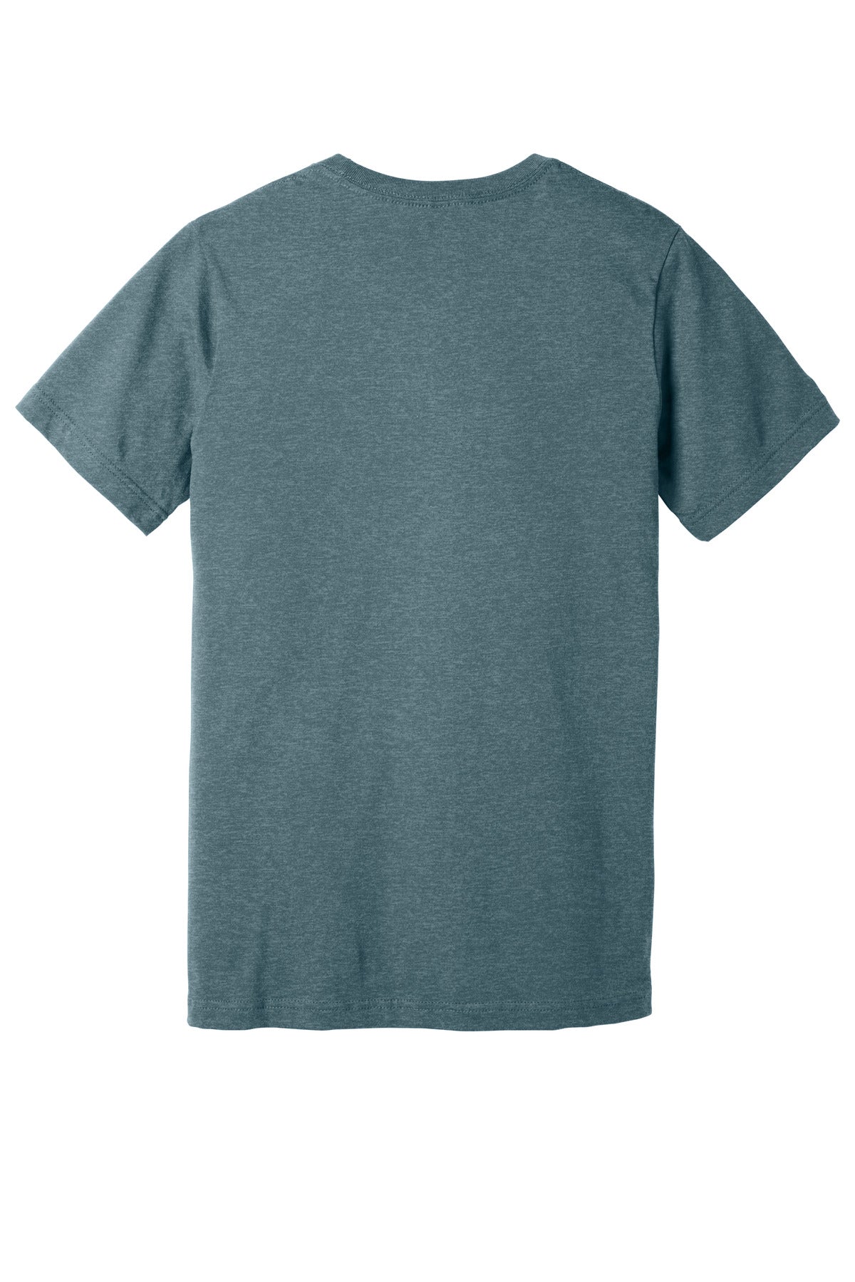 BELLA+CANVAS Unisex Heather CVC V-Neck Tee - Heather Slate