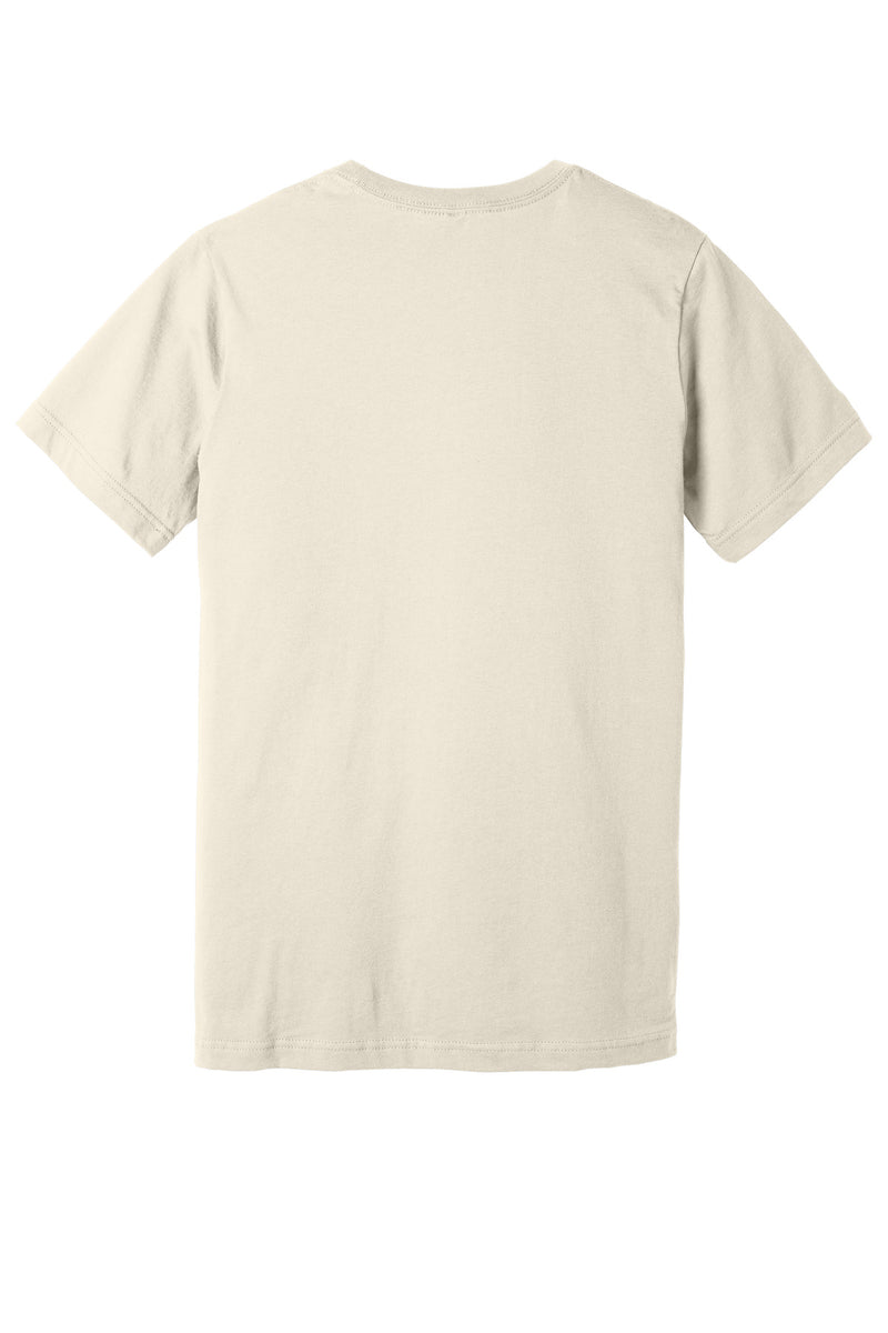 BELLA+CANVAS  Unisex Jersey Short Sleeve V-Neck Tee - Natural