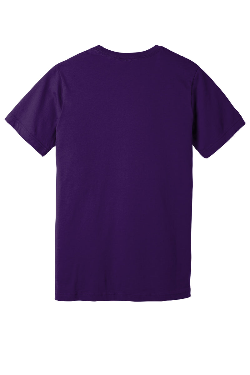 BELLA+CANVAS  Unisex Jersey Short Sleeve V-Neck Tee - Team Purple