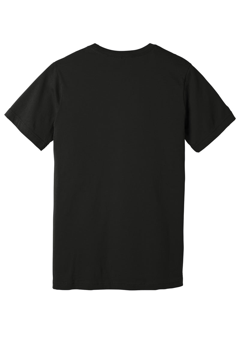 BELLA+CANVAS  Unisex Jersey Short Sleeve V-Neck Tee - Vintage Black