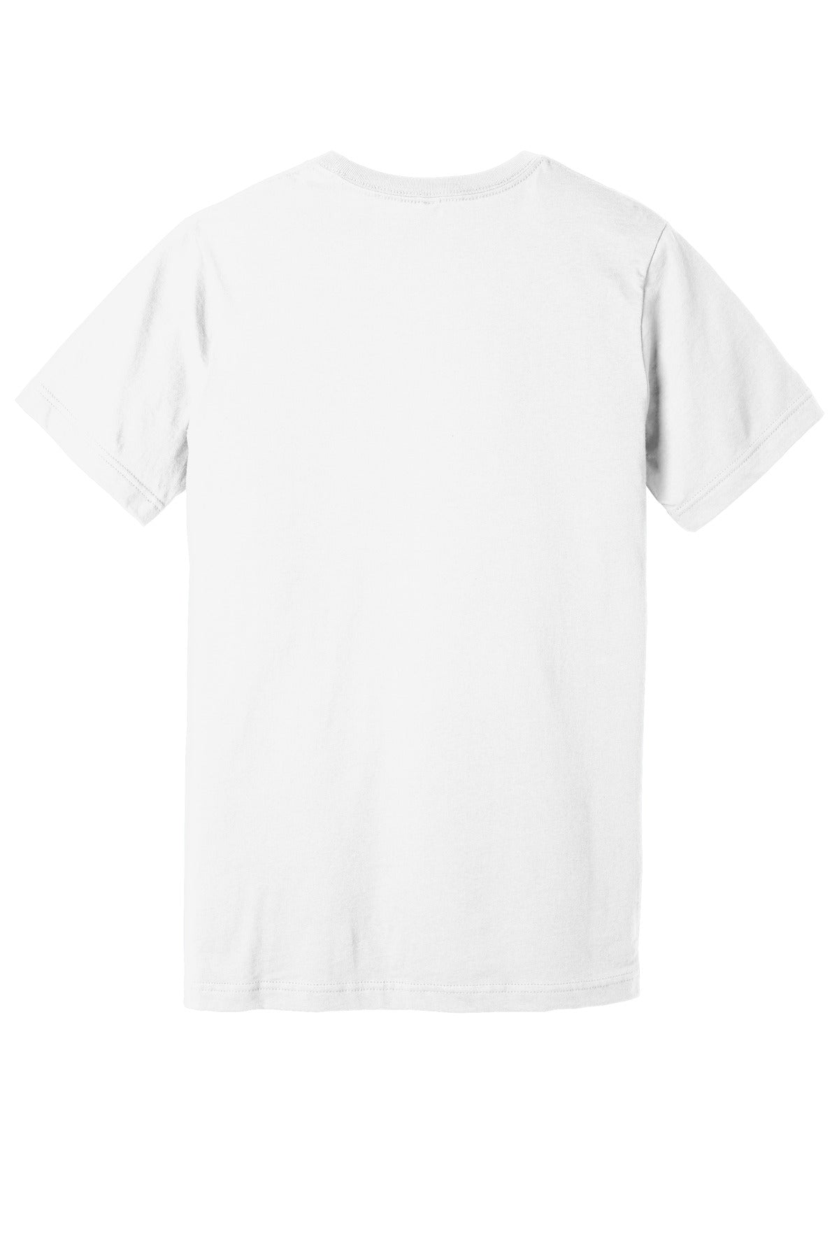 BELLA+CANVAS  Unisex Jersey Short Sleeve V-Neck Tee - White
