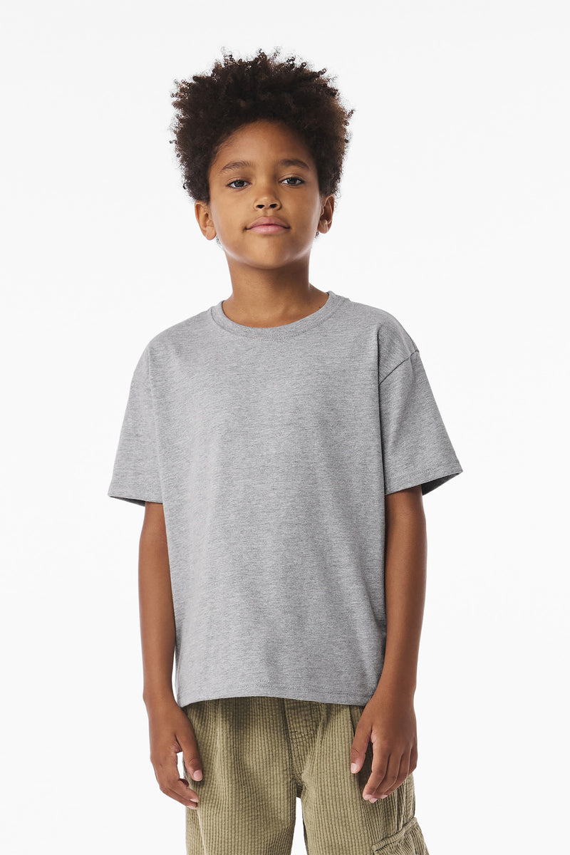 BELLA+CANVAS Youth 6-Ounce Heavyweight Tee - Athletic Heather