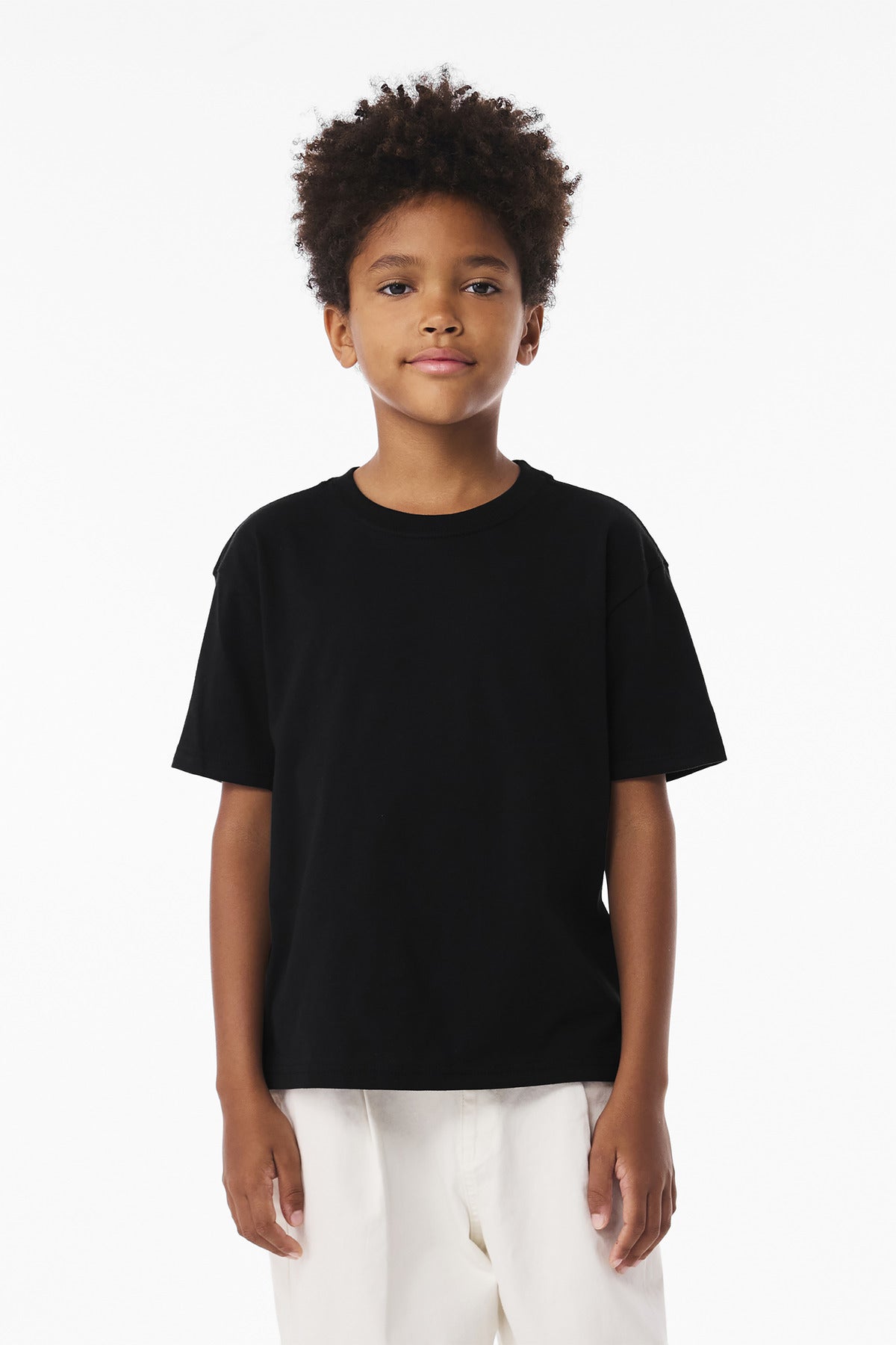 BELLA+CANVAS Youth 6-Ounce Heavyweight Tee - Black
