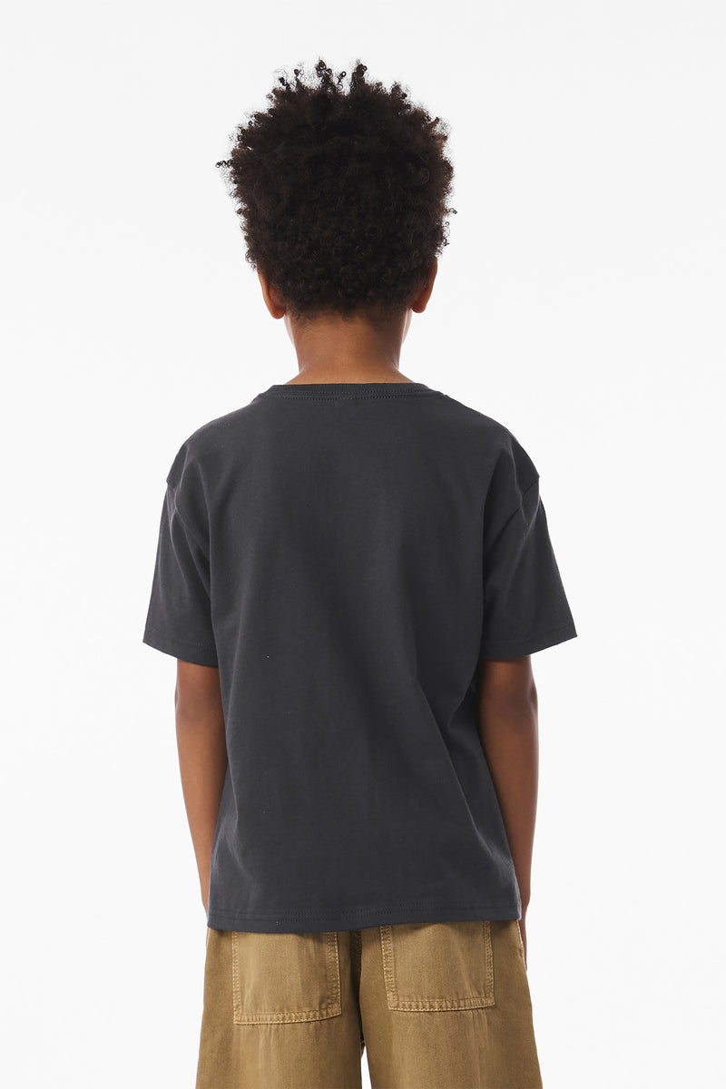 BELLA+CANVAS Youth 6-Ounce Heavyweight Tee - Dark Grey