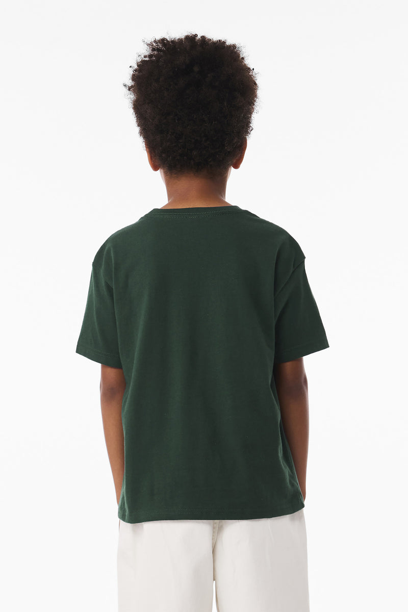 BELLA+CANVAS Youth 6-Ounce Heavyweight Tee - Forest