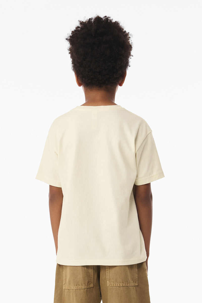 BELLA+CANVAS Youth 6-Ounce Heavyweight Tee - Natural