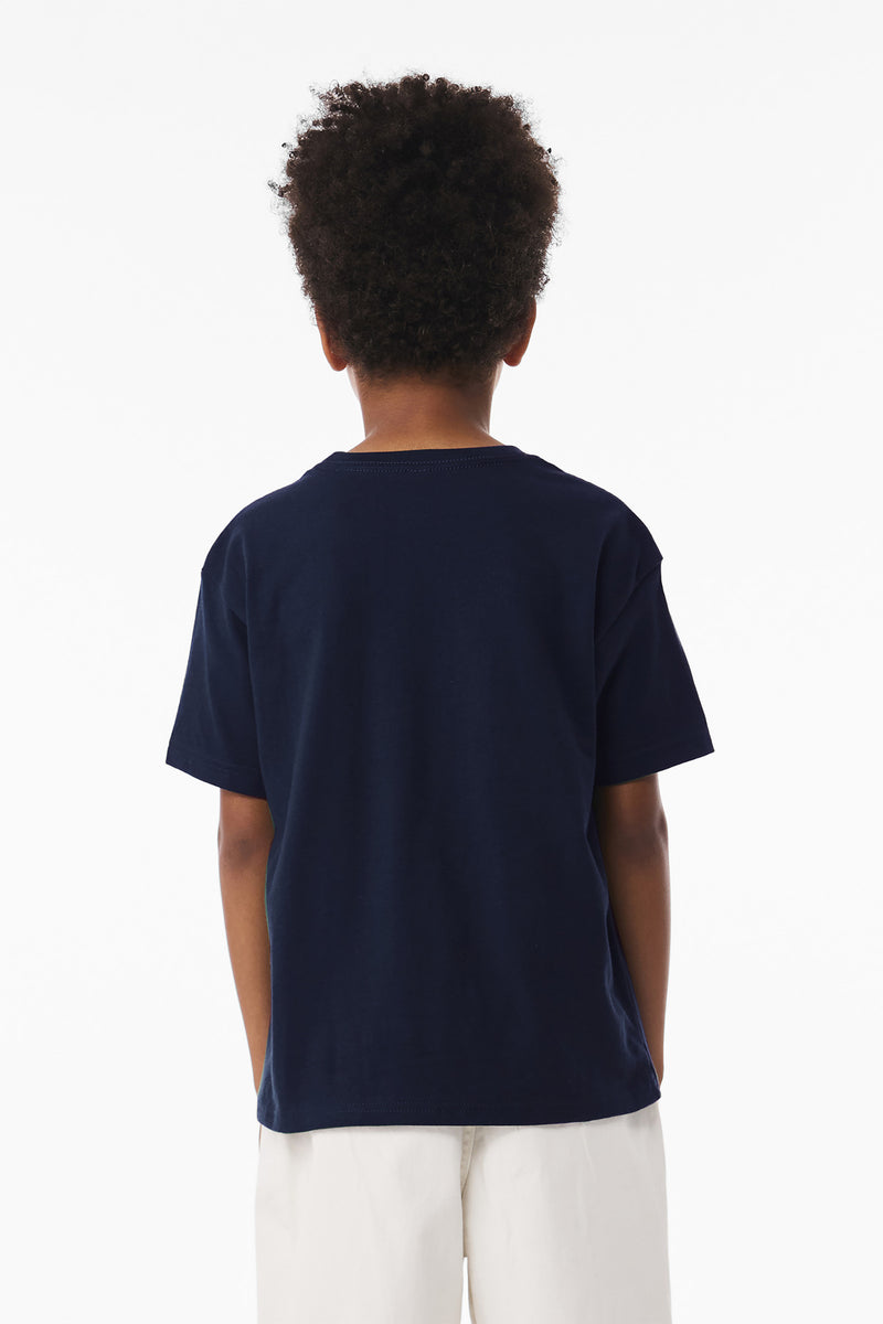 BELLA+CANVAS Youth 6-Ounce Heavyweight Tee - Navy