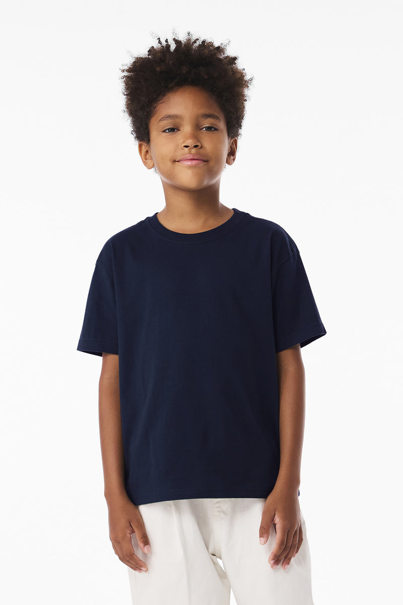 BELLA+CANVAS Youth 6-Ounce Heavyweight Tee - Navy