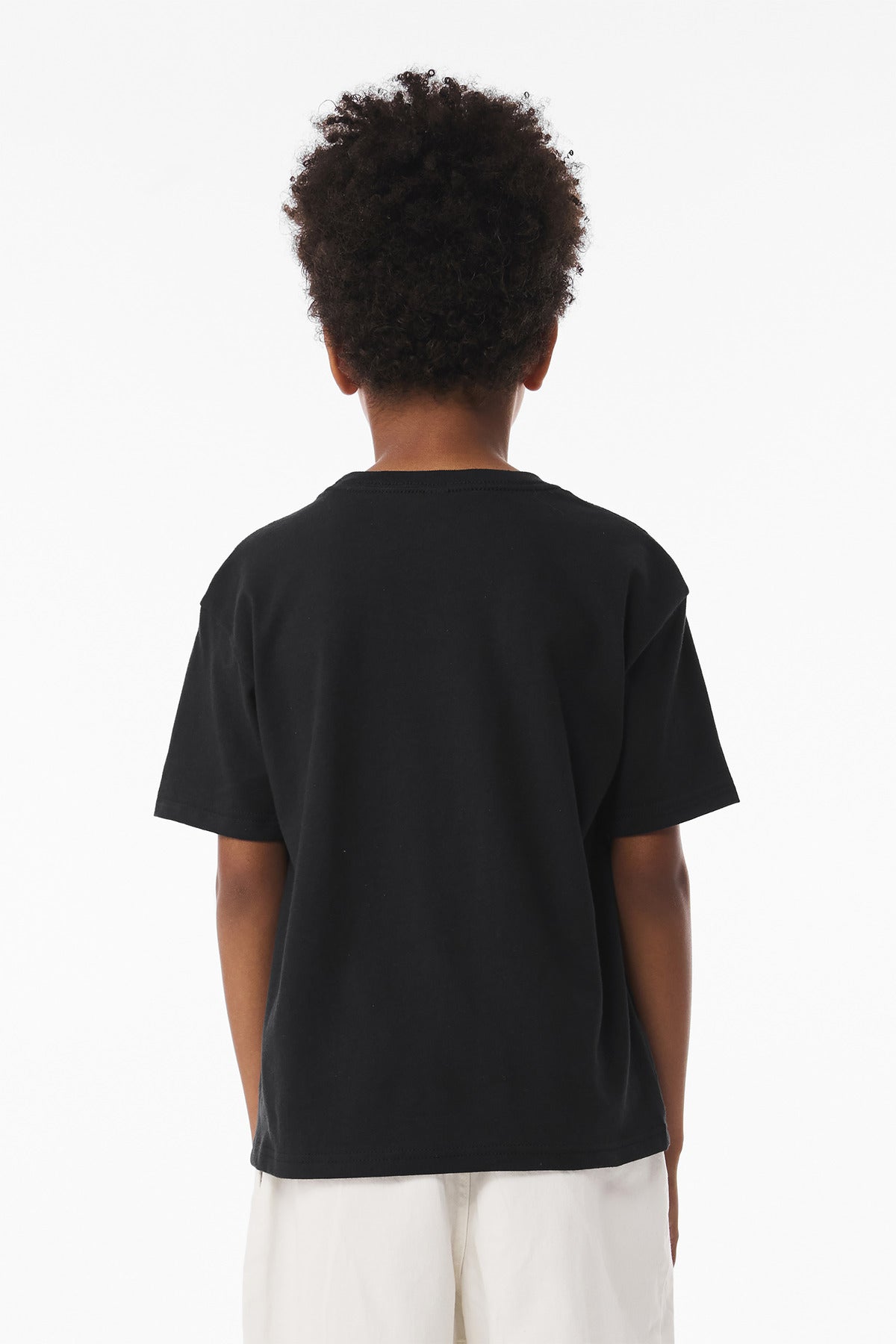 BELLA+CANVAS Youth 6-Ounce Heavyweight Tee - Vintage Black