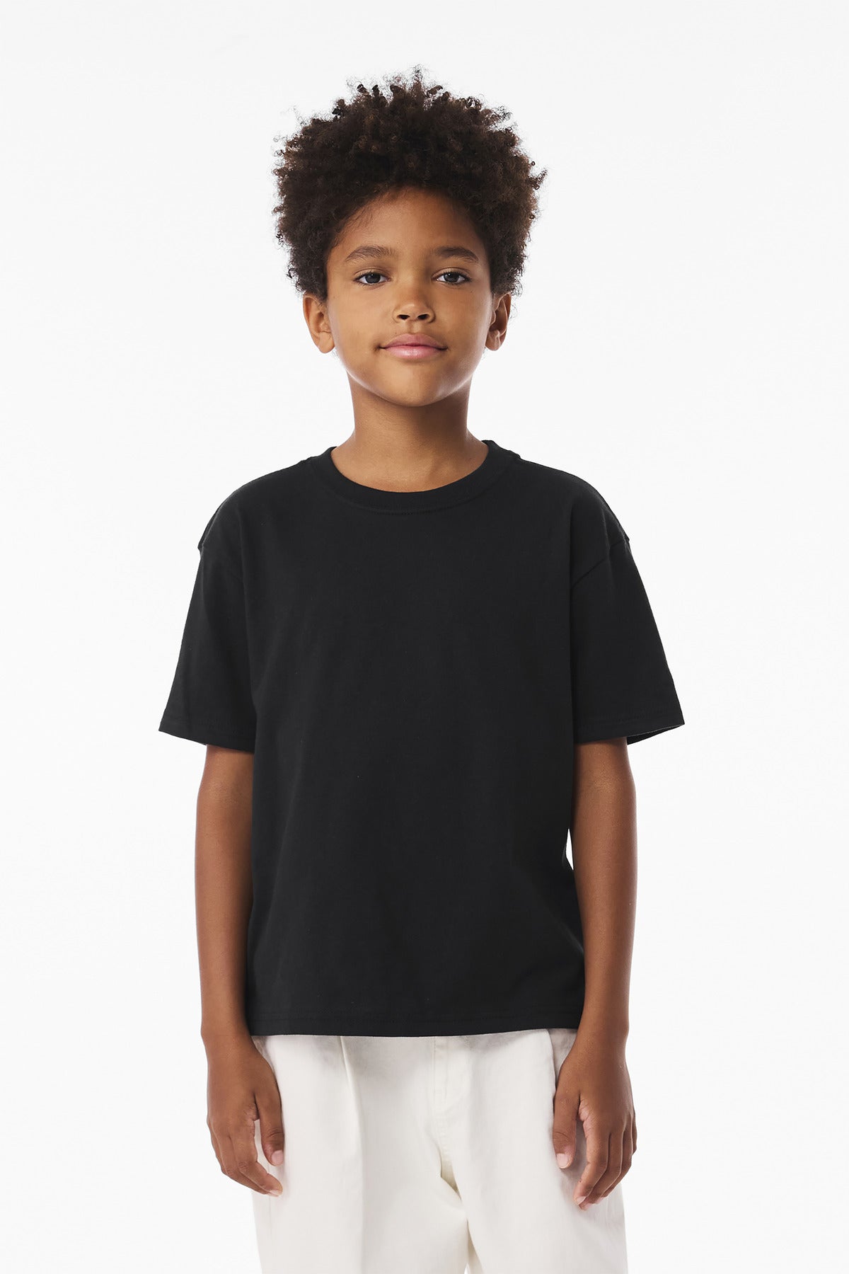 BELLA+CANVAS Youth 6-Ounce Heavyweight Tee - Vintage Black