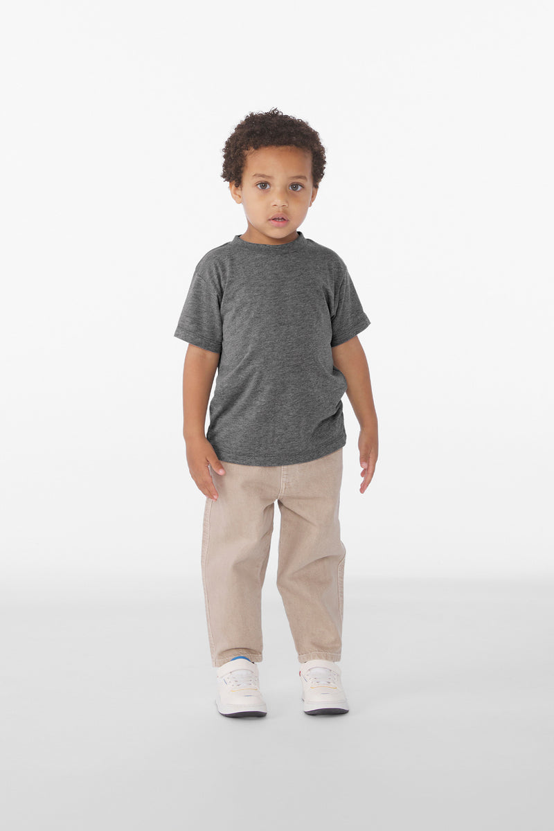 BELLA+CANVAS Toddler Triblend Short Sleeve Tee - Grey Triblend