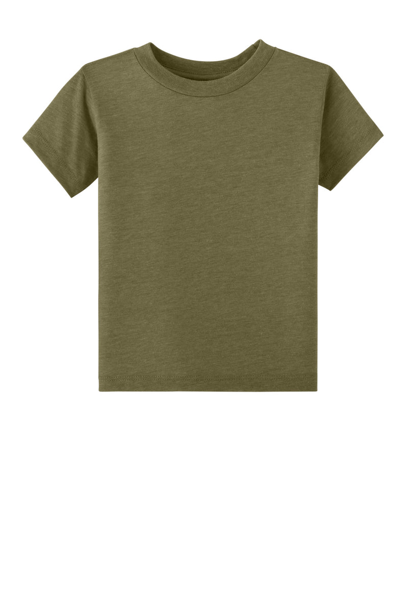 BELLA+CANVAS Toddler Triblend Short Sleeve Tee - Olive Triblend
