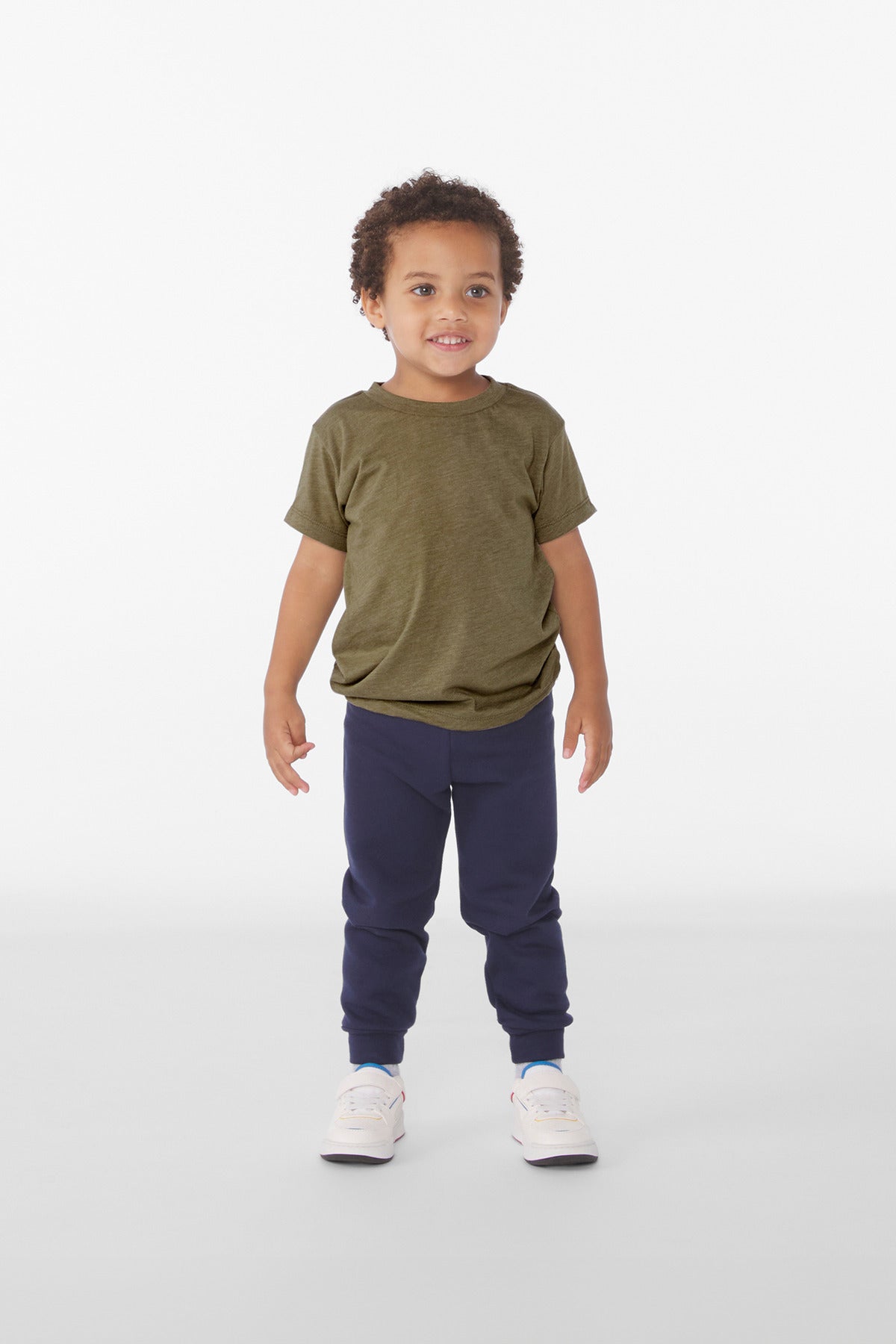 BELLA+CANVAS Toddler Triblend Short Sleeve Tee - Olive Triblend