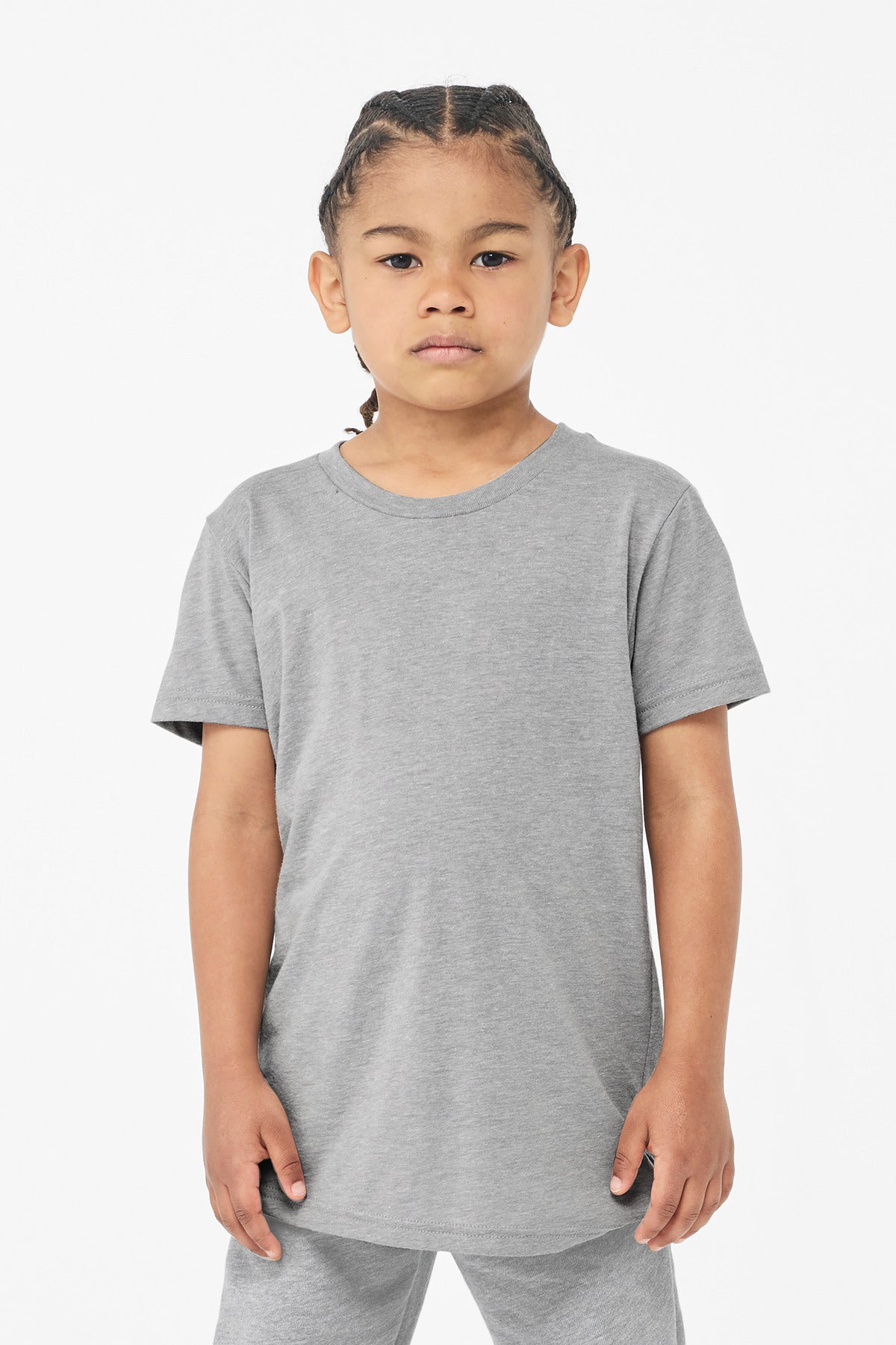BELLA+CANVAS  Youth Triblend Short Sleeve Tee - Athletic Grey Triblend