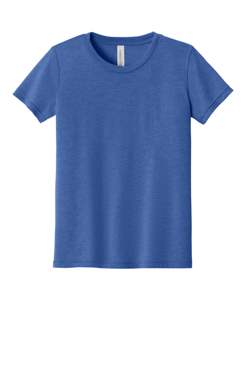 BELLA+CANVAS  Youth Triblend Short Sleeve Tee - Blue Triblend