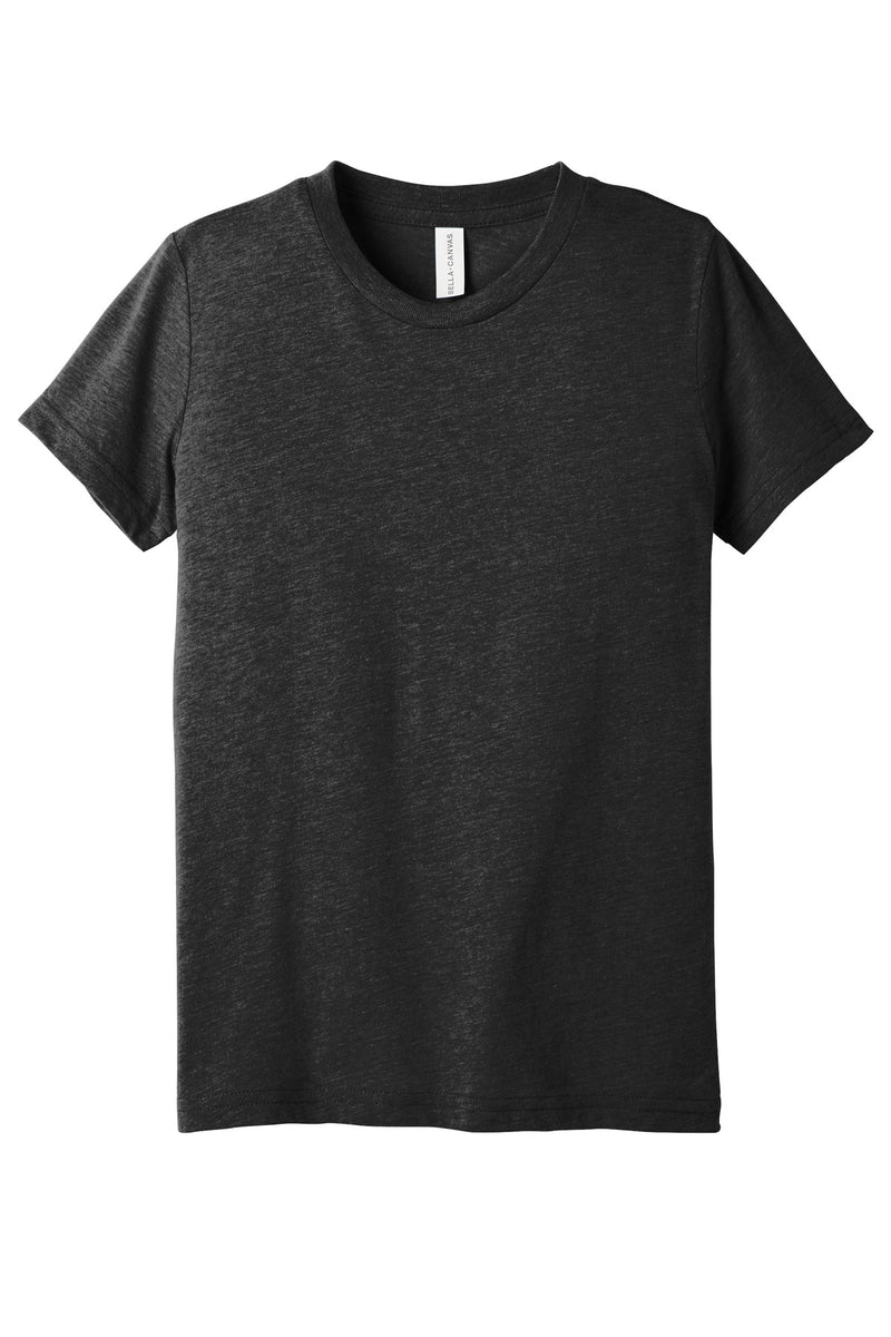 BELLA+CANVAS  Youth Triblend Short Sleeve Tee - Charcoal Black Triblend