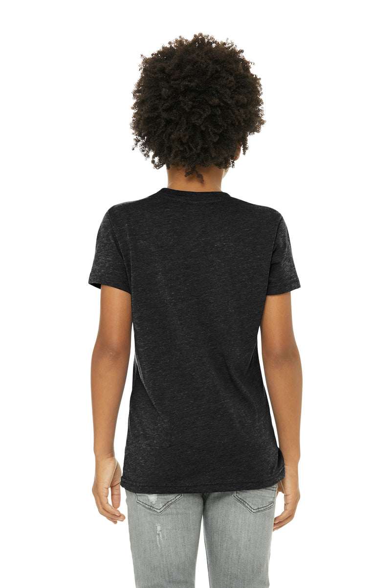 BELLA+CANVAS  Youth Triblend Short Sleeve Tee - Charcoal Black Triblend