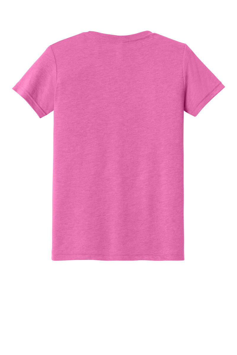 BELLA+CANVAS  Youth Triblend Short Sleeve Tee - Charity Pink Triblend