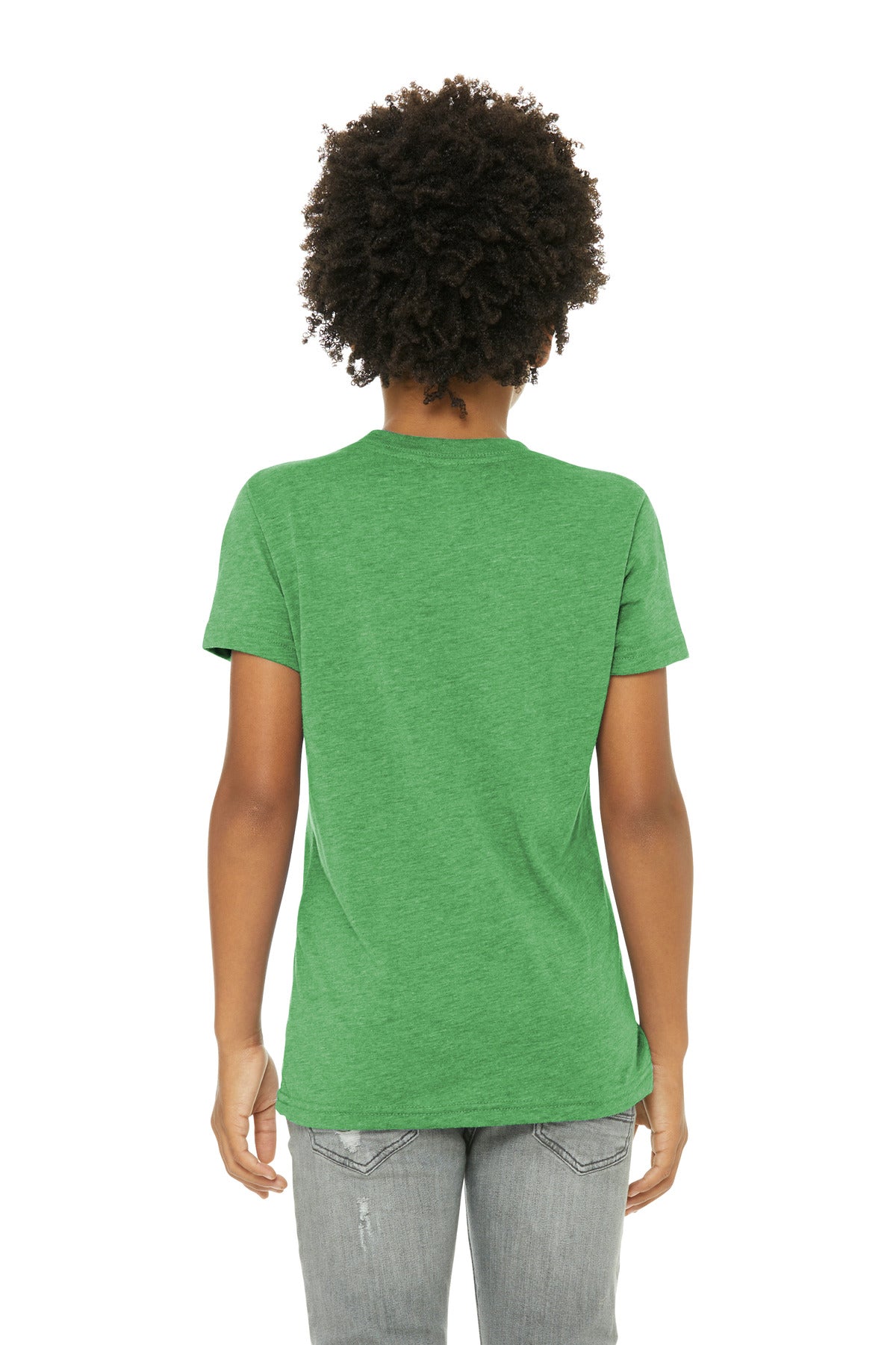 BELLA+CANVAS  Youth Triblend Short Sleeve Tee - Green Triblend