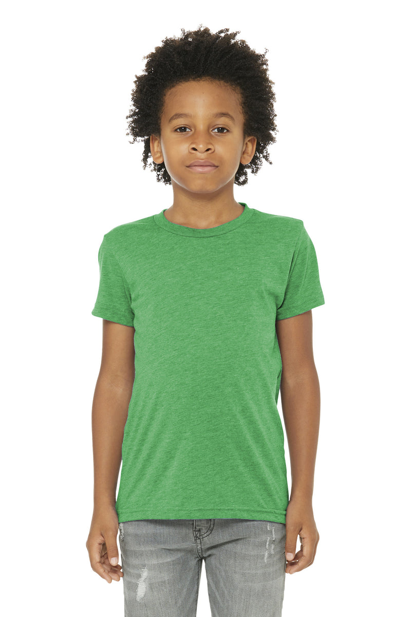 BELLA+CANVAS  Youth Triblend Short Sleeve Tee - Green Triblend
