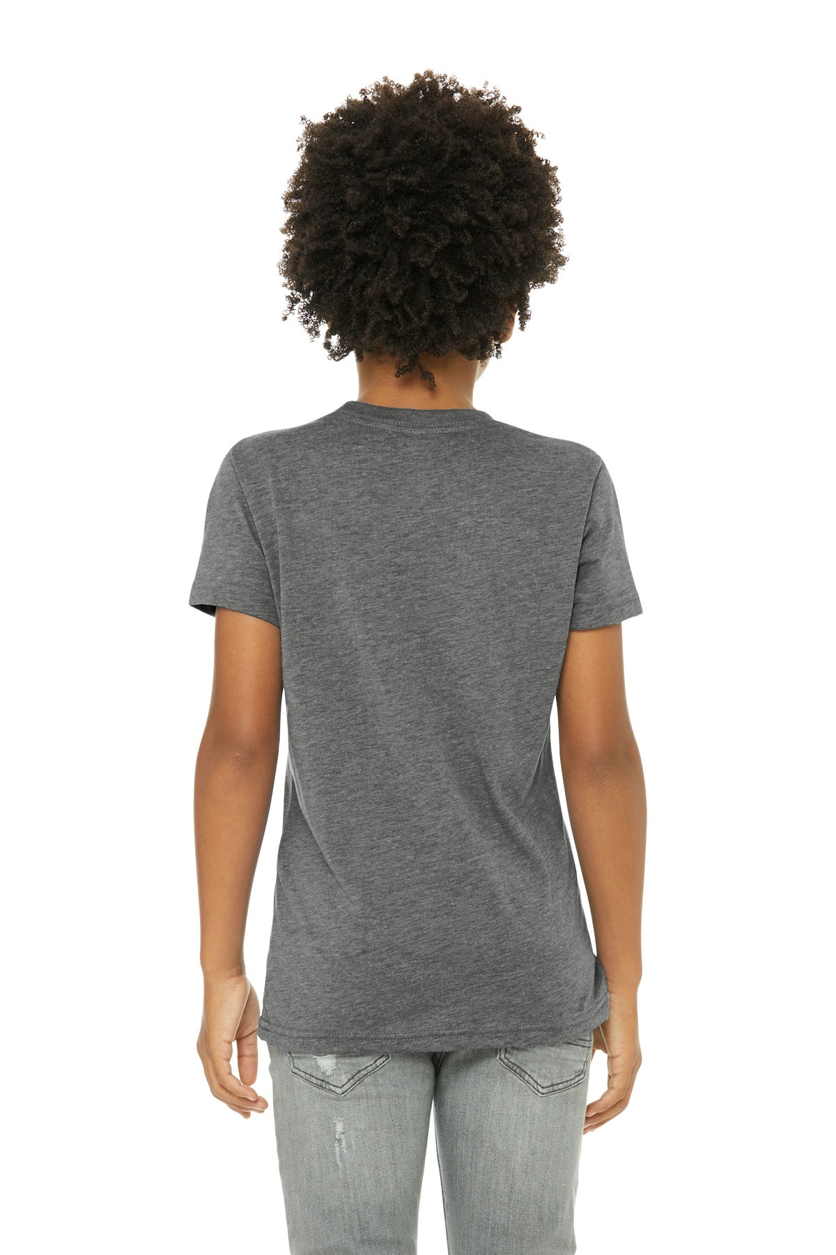 BELLA+CANVAS  Youth Triblend Short Sleeve Tee - Grey Triblend