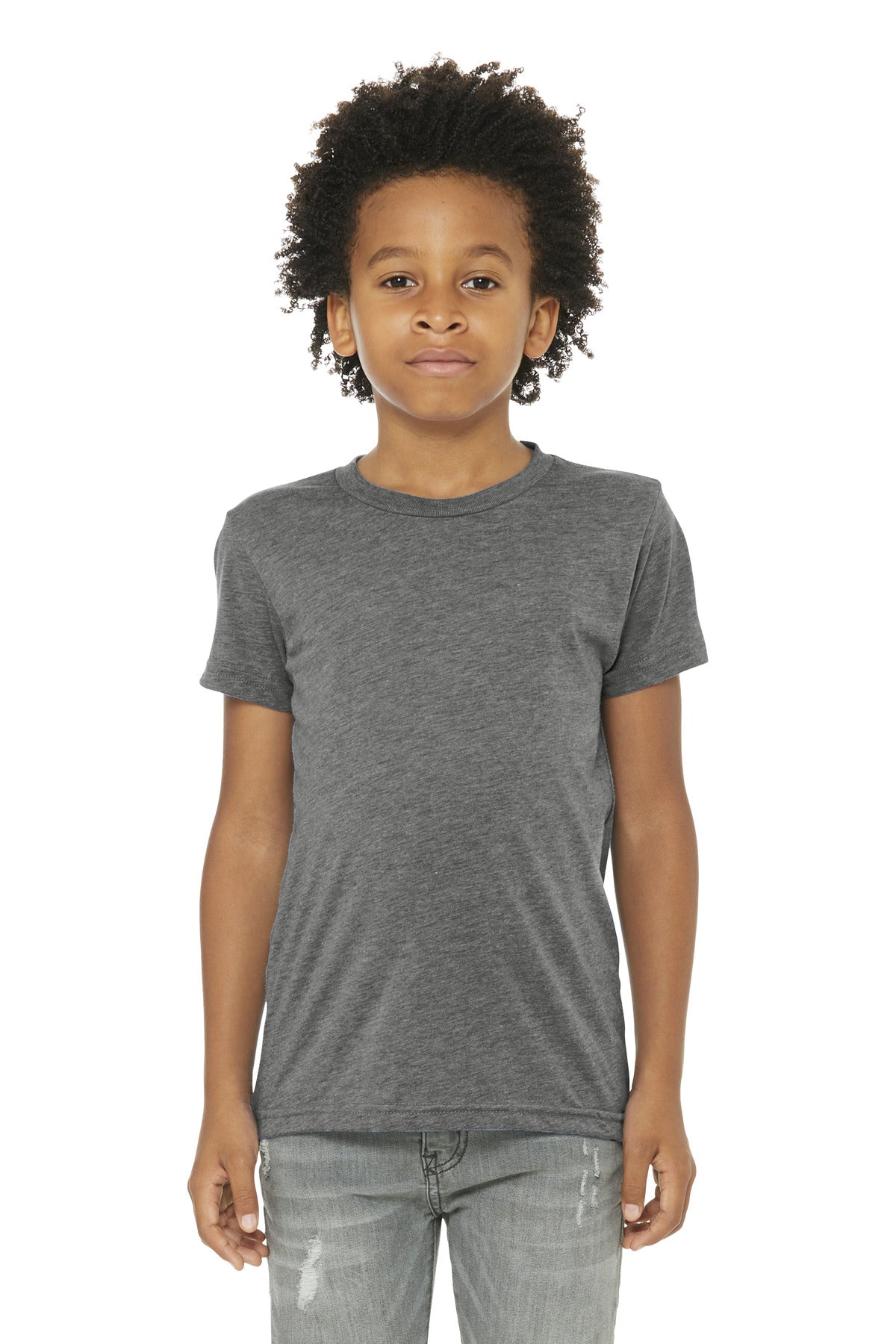 BELLA+CANVAS  Youth Triblend Short Sleeve Tee - Grey Triblend
