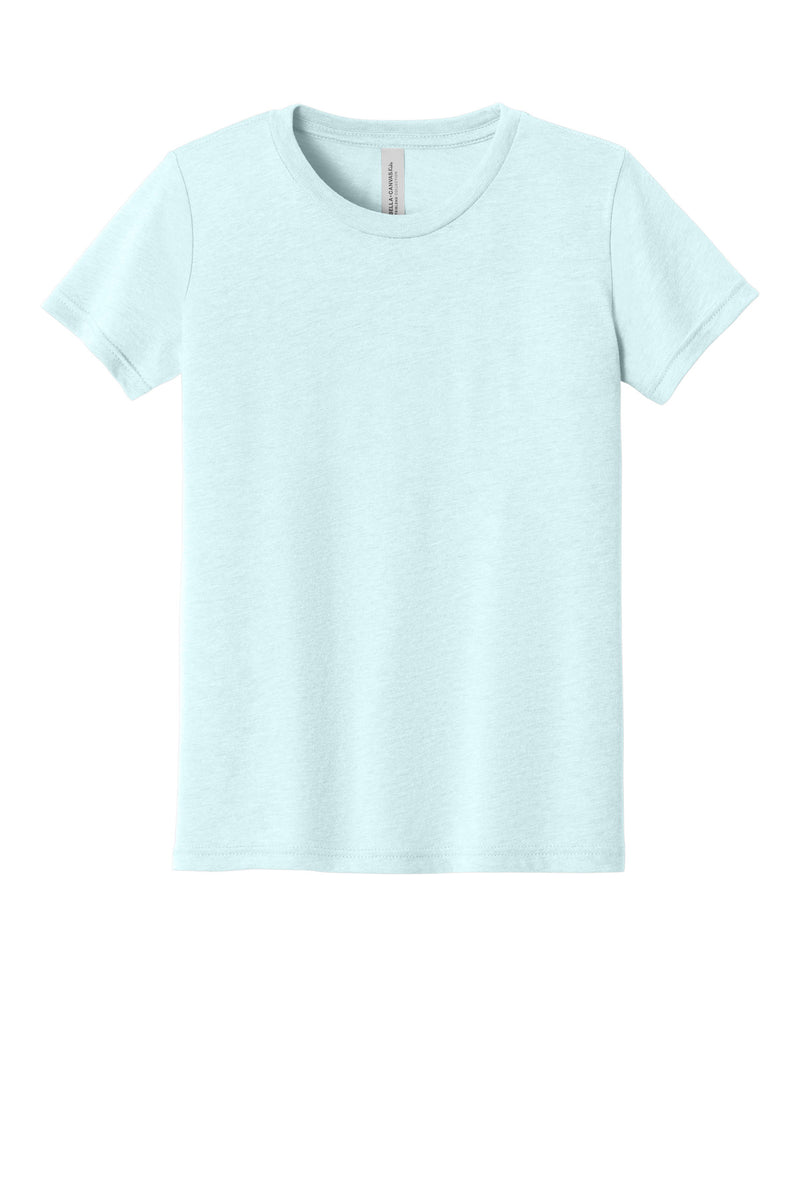 BELLA+CANVAS  Youth Triblend Short Sleeve Tee - Ice Blue Triblend