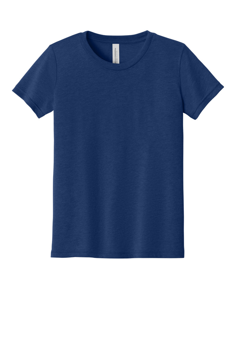BELLA+CANVAS  Youth Triblend Short Sleeve Tee - Navy Triblend