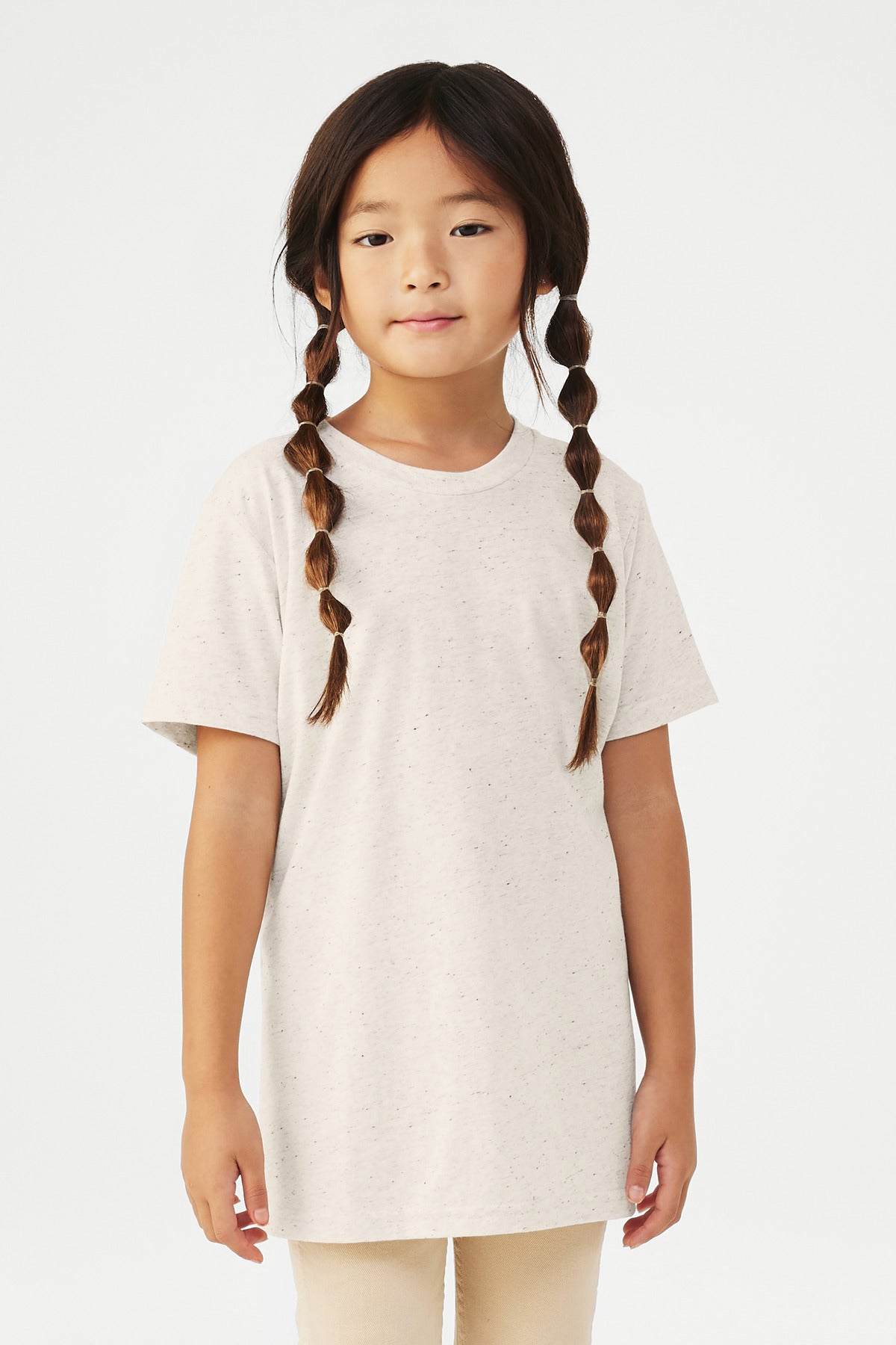 BELLA+CANVAS  Youth Triblend Short Sleeve Tee - Oatmeal Triblend