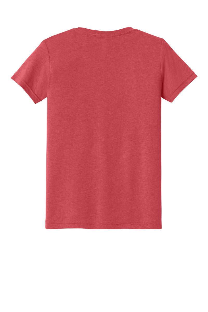BELLA+CANVAS  Youth Triblend Short Sleeve Tee - Red Triblend